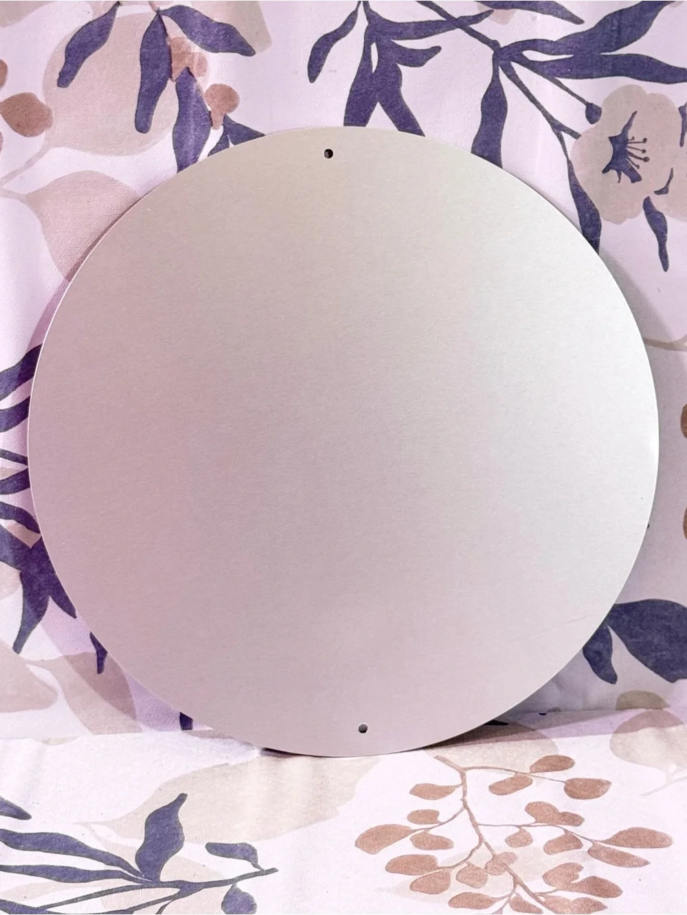 Round Metal Plant Sign 